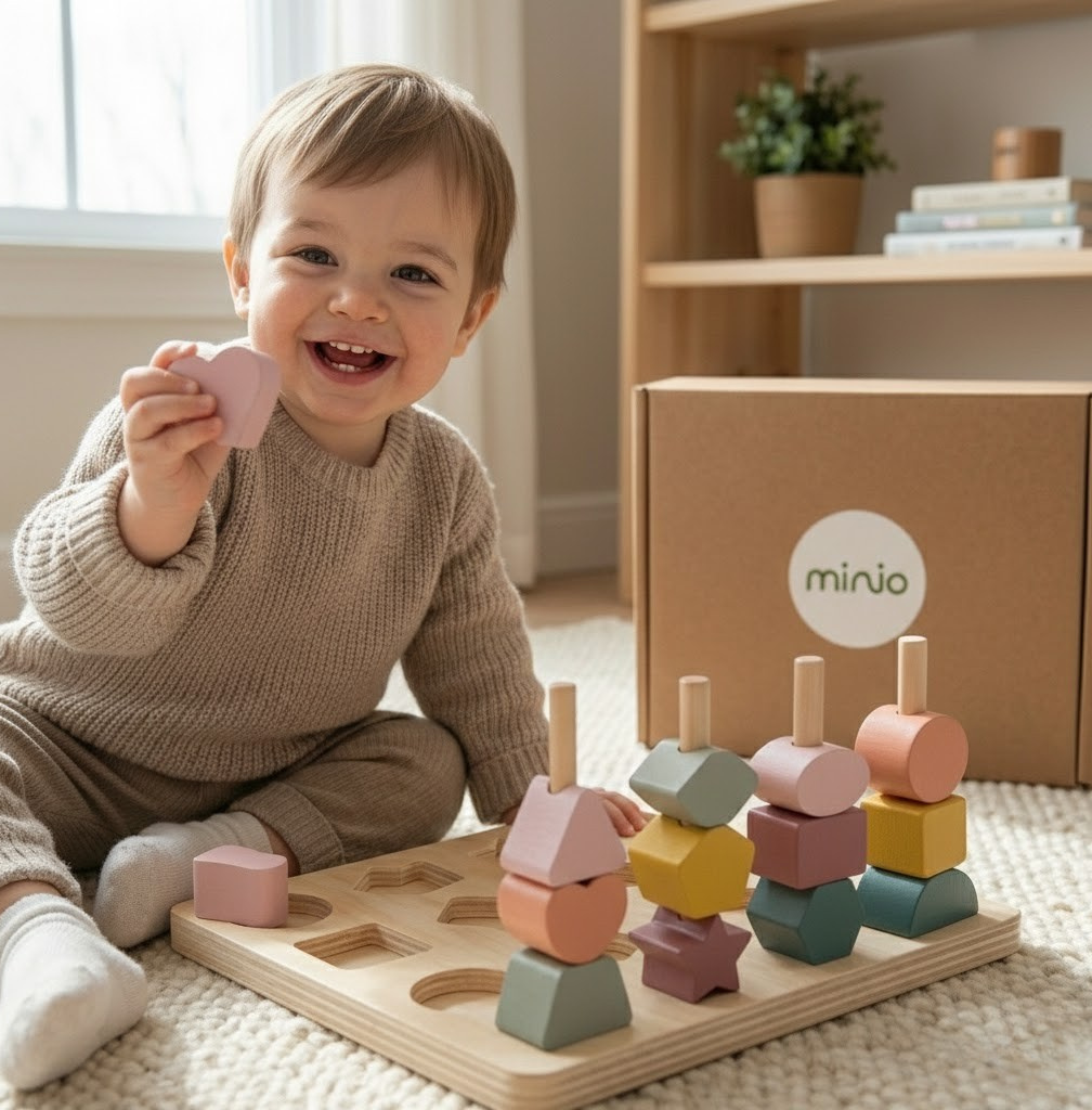 Minio „Little Architect“ – Formen & Denken Playbox