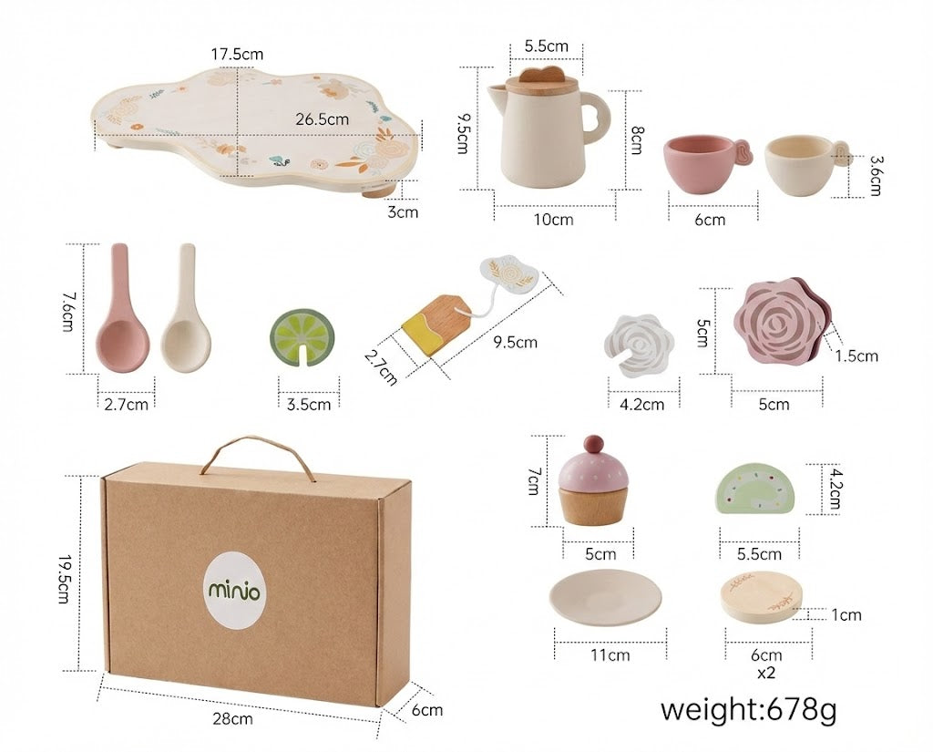 Minio „Little Host“ – Tee- & Rollenspiel Playbox