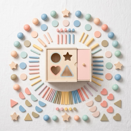 Minio Greedy Caterpillar – Fädel- & Reihenfolgespiel Playbox