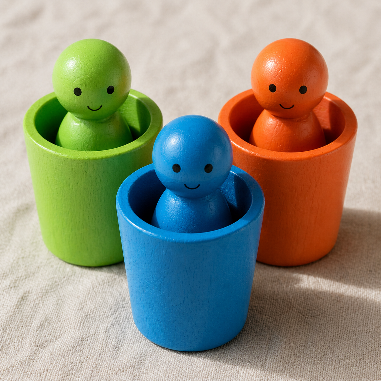 Minio Greedy Caterpillar – Fädel- & Reihenfolgespiel Playbox
