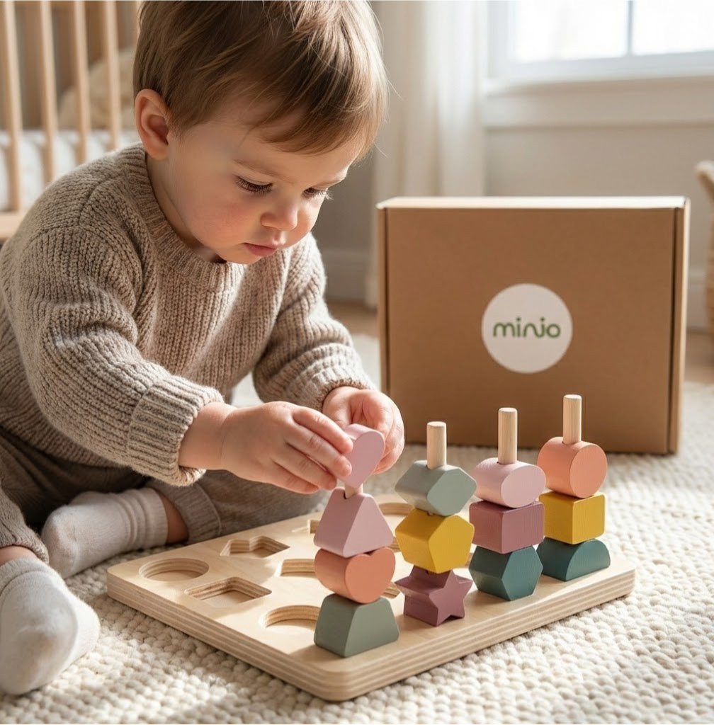 Minio „Little Architect“ – Formen & Denken Playbox