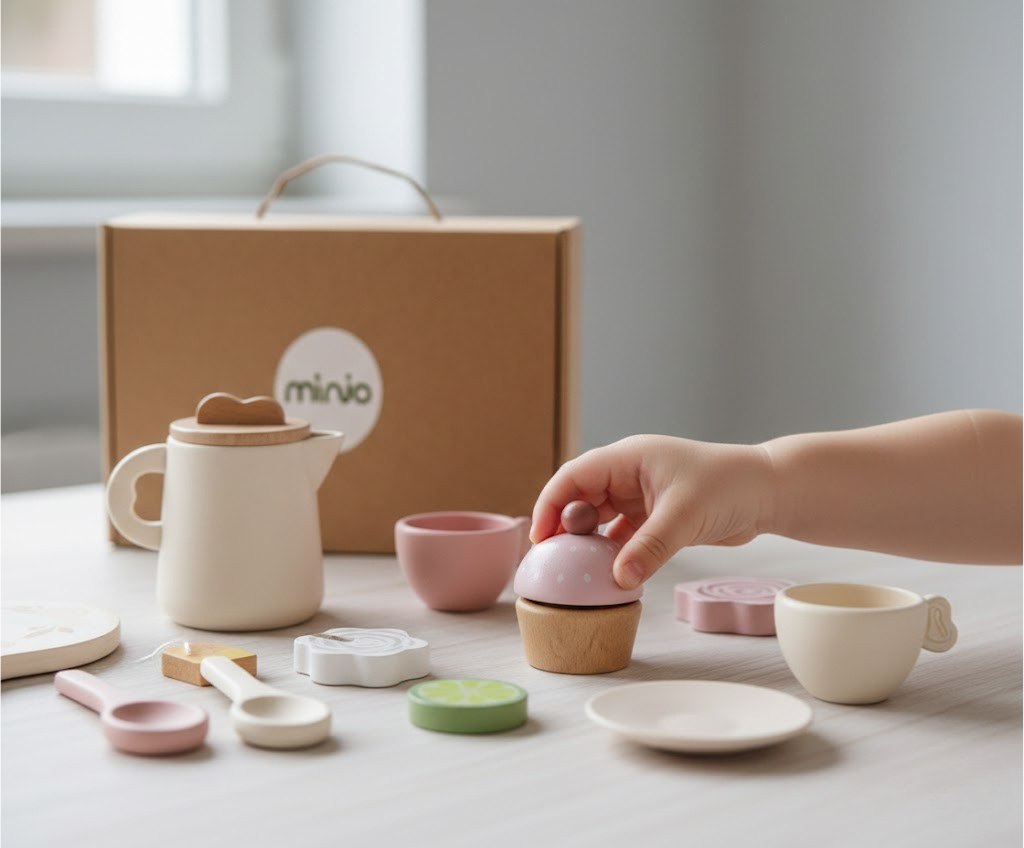 Minio „Little Host“ – Tee- & Rollenspiel Playbox