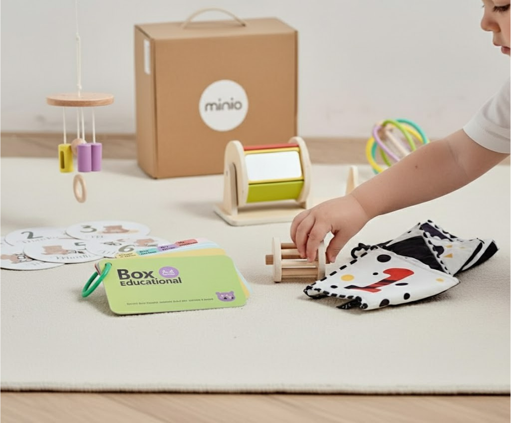 Minio ''Little Thinker'' - Montessori Entdecken & Lernen Playset