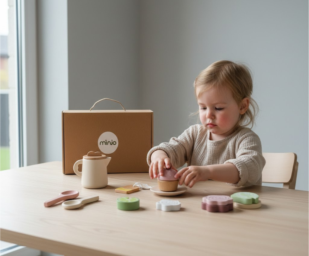 Minio „Little Host“ – Tee- & Rollenspiel Playbox