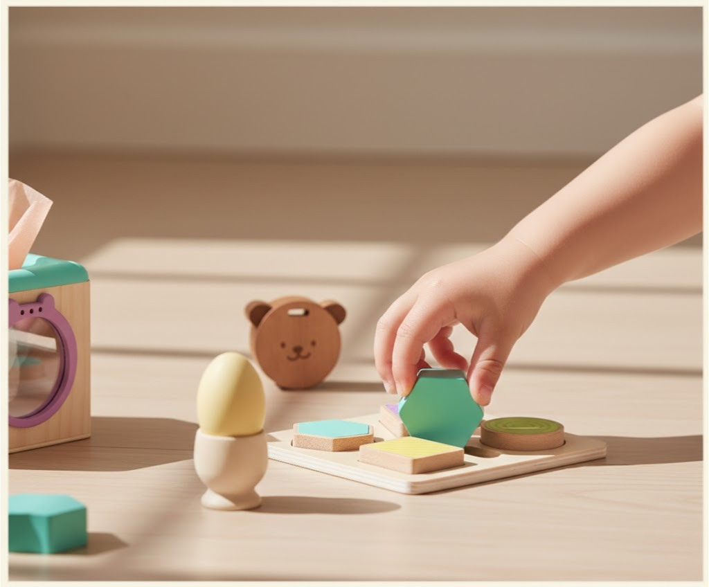 Minio „Little Solver“ – Montessori Logikspiel Playbox