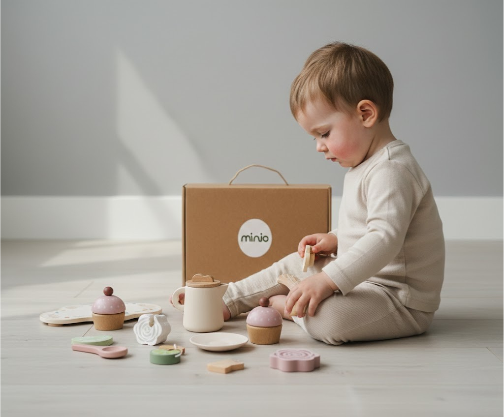 Minio „Little Host“ – Tee- & Rollenspiel Playbox