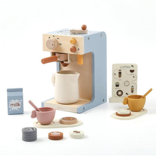 Minio Holz-Kaffeemaschine – Kreatives Rollenspiel Playbox