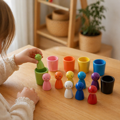 Minio Greedy Caterpillar – Fädel- & Reihenfolgespiel Playbox