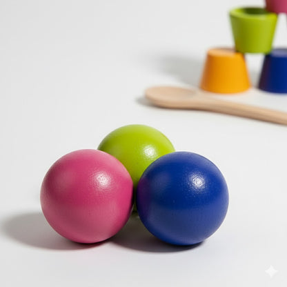 Minio ''Balls & Cups'' – Logik- & Sortierspiel Playbox