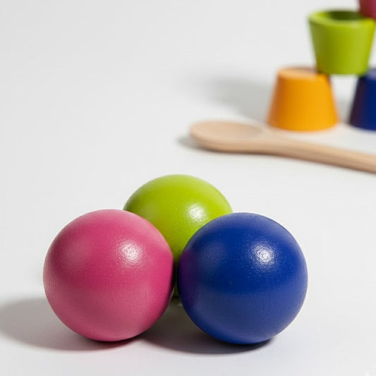 Minio ''Balls & Cups'' – Logik- & Sortierspiel Playbox