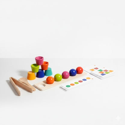 Minio ''Balls & Cups'' – Logik- & Sortierspiel Playbox
