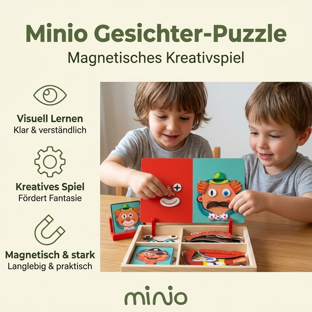 Minio Gesichter-Puzzle