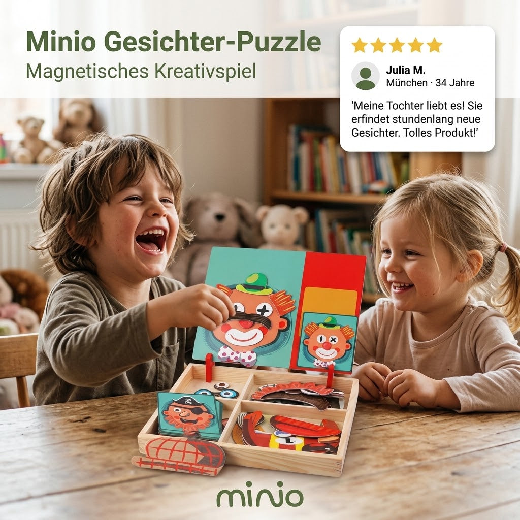 Minio Gesichter-Puzzle